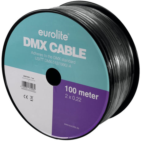 EUROLITE 3030744U CAVO DMX DA CABLARE 2x0.22 110OHM COLORE NERO