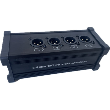 EXTREME RSAB5-4M MINI STAGEBOX EXTENDER AUDIO - DMX SU RJ45 CON 4 CONNETTORI XLR MASCHIO - TechSoundSystem.com