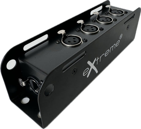 EXTREME SB4XFCAT MINI STAGEBOX EXTENDER AUDIO - DMX SU RJ45 CON 4 CONNETTORI XLR FEMMINA - TechSoundSystem.com