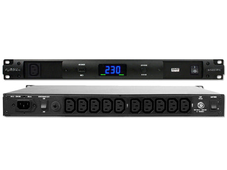 FURMAN P1400ARE DISTRIBUTORE STABILIZZATORE CONDIZIONATORE DI RETE 230V AC 11 PRESE IEC MONTAGGIO A RACK 1U