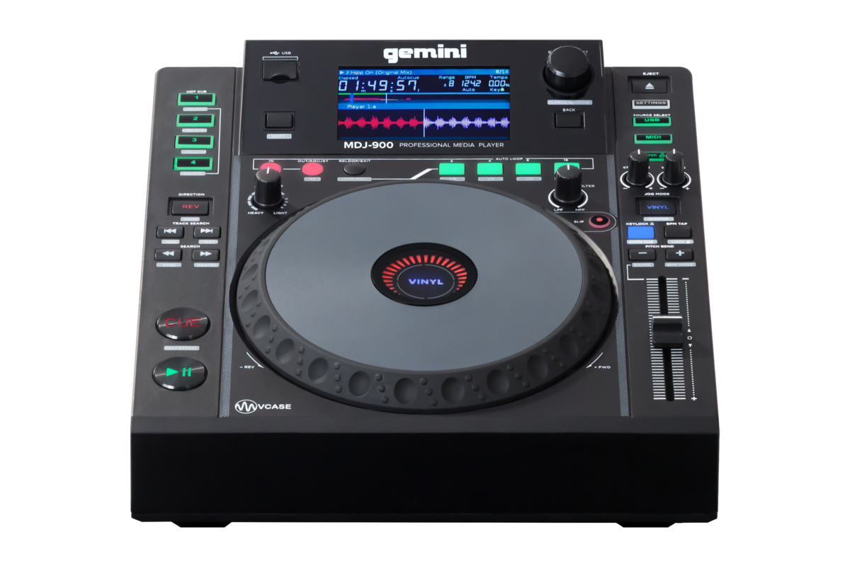 GEMINI MDJ900 MEDIA PLAYER LETTORE MP3 PROFESSIONALE USB PER DJ