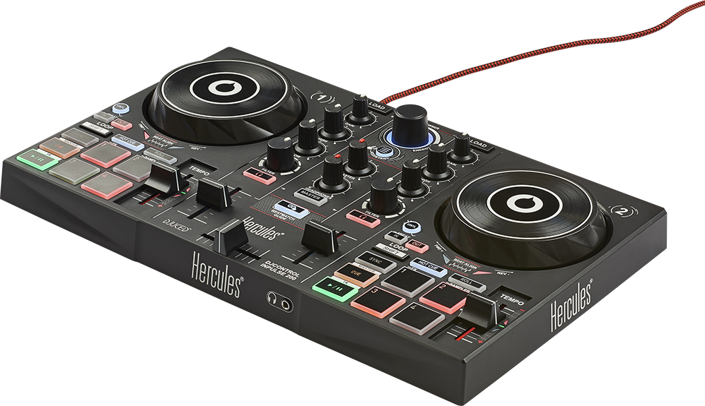 HERCULES DJ CONTROL INPULSE 200 CONTROLLER DIGITALE 2 DECK USB PER DJ