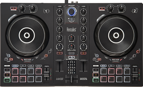 HERCULES DJ CONTROL INPULSE 300 CONTROLLER DIGITALE 2 DECK USB PER DJ