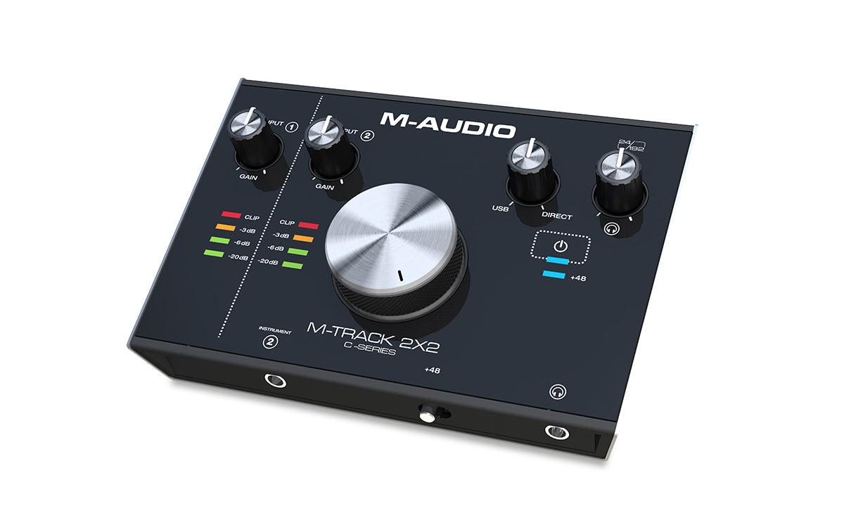 M-AUDIO M-TRACK 2x2 INTERFACCIA AUDIO USB 2 IN 2 OUT 24 BIT 192 Khz - TechSoundSystem.com