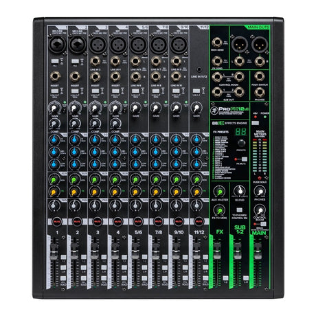 MACKIE PROFX12 V3 MIXER PROFESSIONALE 12 CANALI EFFETTI INTERFACCIA AUDIO 2x4 I/O USB