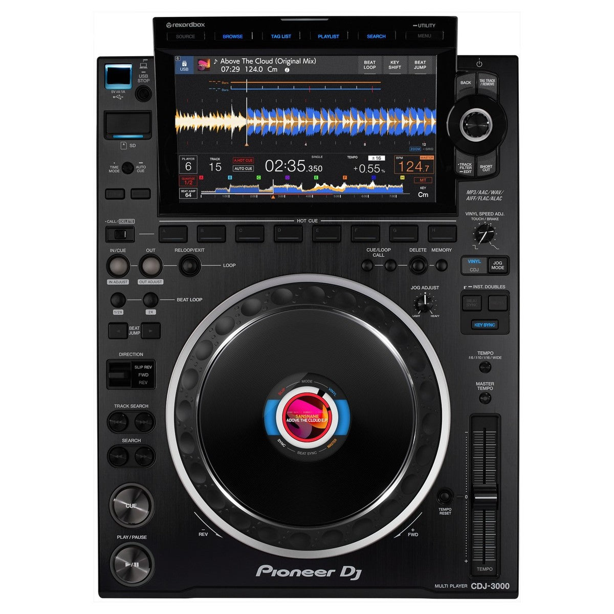 PIONEER CDJ-3000 MULTI PLAYER PROFESSIONALE PER DJ CON SCHERMO 9" TOUCH