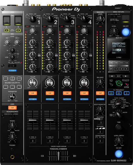 PIONEER DJM900NXS2 NEXUS 2 MIXER PROFESSIONALE PER DJ 64 BIT 2 USB 2 CUFFIE