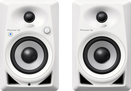 PIONEER DM 40 BT WH COPPIA MONITOR ATTIVI BASS REFLEX PER DJ E STUDIO 2 VIE 21 WATT BLUETOOTH COLORE BIANCO - TechSoundSystem.com