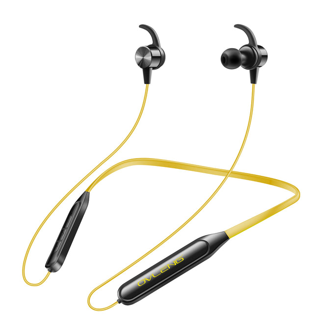 OVLENG S18Y Auricolari bluetooth sport gialli - TechSoundSystem.com