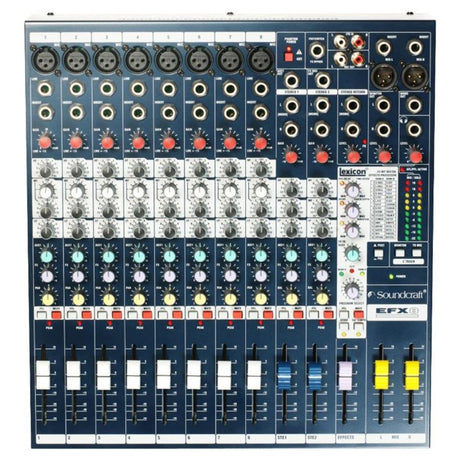 SOUNDCRAFT EFX8 MIXER ANALOGICO 8 CANALI CON EFFETTI LEXICON