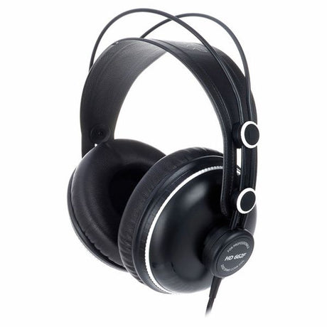 SUPERLUX HD-662 F CUFFIA DA STUDIO DINAMICA CIRCUMAURALE CHIUSA NERA - TechSoundSystem.com