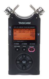 TASCAM DR40 V2 REGISTRATORE DIGITALE PALMARE STEREO DOPPIO MICROFONO + SCHEDA SD 2GB IN OMAGGIO - TechSoundSystem.com