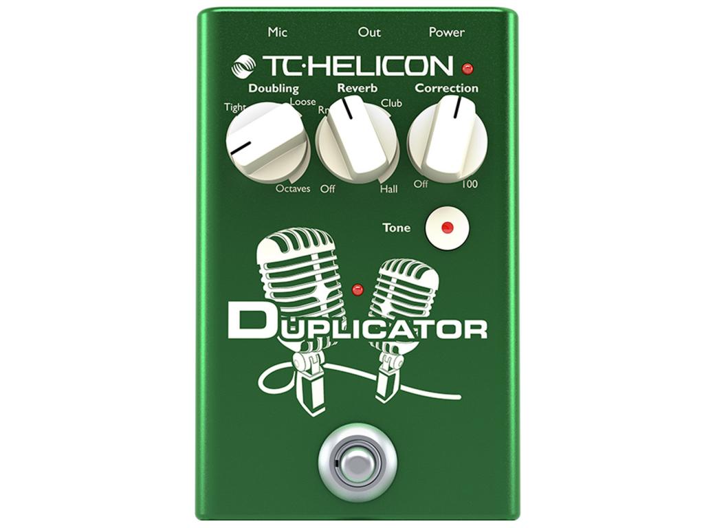 TC HELICON DUPLICATOR EFFETTO A PEDALE PER VOCE EFFETTO DOUBLING RIVERBERO E CORREZIONE - TechSoundSystem.com