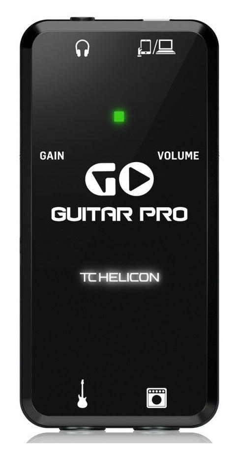 TC HELICON GO GUITAR PRO INTERFACCIA PORTATILE CHITARRA BASSO DISPOSITIVI MOBILI PREAMP MIDAS - TechSoundSystem.com