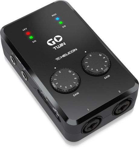 TC HELICON GO TWIN INTERFACCIA AUDIO MIDI DISPOSITIVI MOBILI 2 CANALI ALTA DEFINIZIONE - TechSoundSystem.com