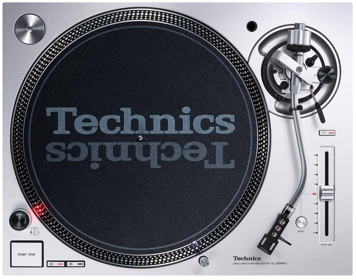 TECHNICS SL1200 MK7 GIRADISCHI PROFESSIONALE PER DJ E HI-FI COLORE ARGENTO