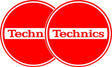 TECHNICS SLIPMATS TAPPETINI GIRADISCHI LOGO TECHNICS BREAK - ROSSO E BIANCO COPPIA TAPPETINI - TechSoundSystem.com