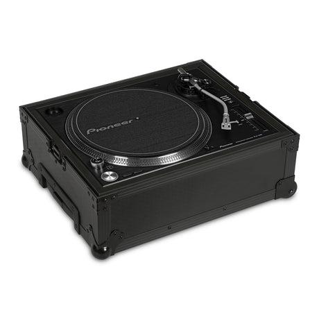 UDG ULTIMATE FLIGHT CASE PIONEER MULTI FORMAT TURNTABLE BLACK PLUS FLIGHT CASE PROFESSIONALE + TROLLEY COLORE NERO - TechSoundSystem.com