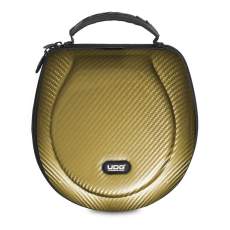 UDG U8202GD CREATOR HEADPHONE CASE LARGE GOLD PU CUSTODIA RIGIDA CUFFIE ORO