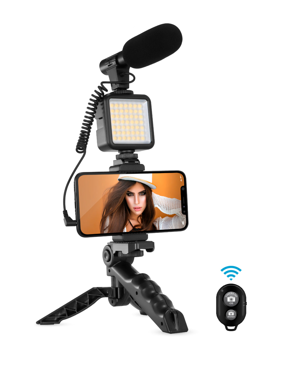 KOOL PACK VIDEO Kit selfie - Vlogger - TechSoundSystem.com