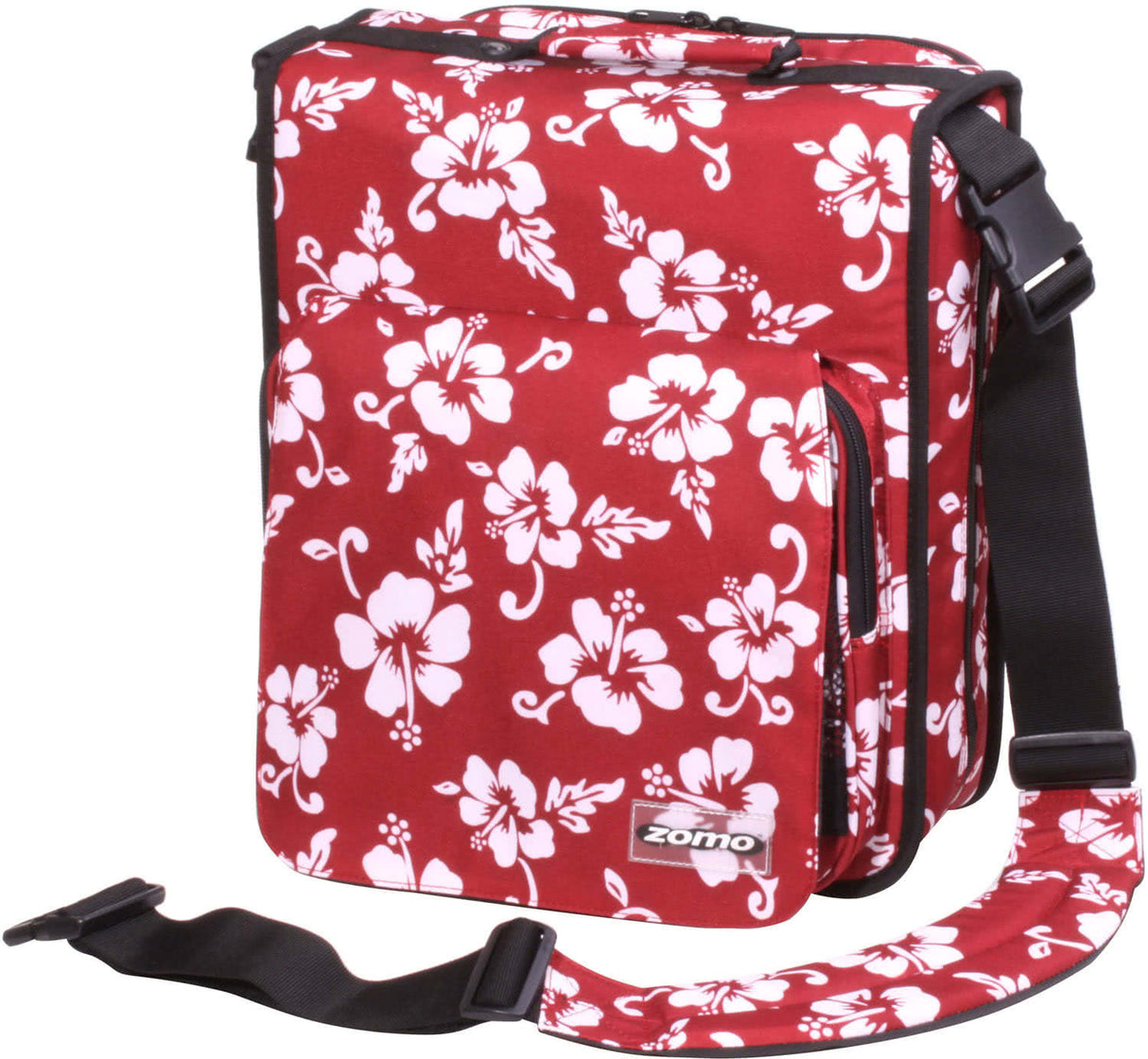 ZOMO CD LARGE PREMIUM BORSA PER 236 CD LIMITED EDITION FLOWER RED - TechSoundSystem.com