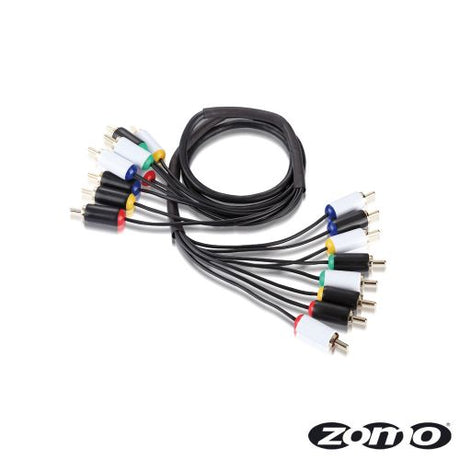 ZOMO MCC-460 CAVO MULTICORE DA 8 RCA MASCHI A 8 RCA MASCHI PER DJ CONSOLLE