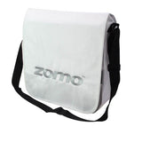 ZOMO BAG STREET 1 BORSA PER 35 VINILI CUSTODIA DISCHI IN VINILE WH GREY COLORE BIANCO SCRITTA IN GRIGIO - TechSoundSystem.com