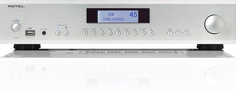 ROTEL A-12 SILVER Amplificatore integrato 60+60W RMS su 8 ohm, Bluetooth, Phono MM, USB - TechSoundSystem.com