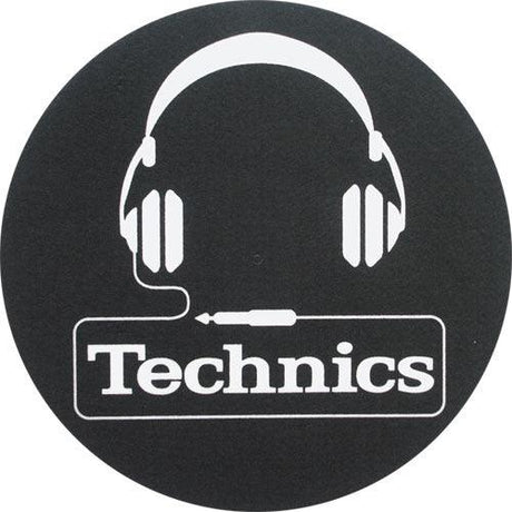 TECHNICS SLIPMATS TAPPETINI PER GIRADISCHI NERO SILVER COPPIA TAPPETINI - TechSoundSystem.com