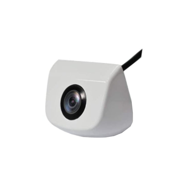 Alkor AK8C037WLUX Retrocamera CMOS a colori BIANCA, 140° - 480 ltv, 12/24 volt, linee guida - TechSoundSystem.com