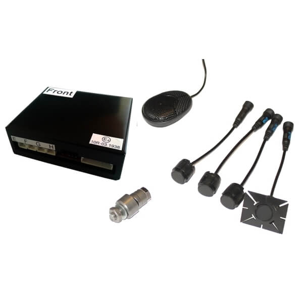 Alkor AK8C003F Kit 4 sensori parcheggio ANTERIORI flush mount con buzzer - TechSoundSystem.com