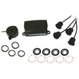 Alkor AK8C004 kit 4 sensori di parcheggio POSTERIORI omologato E8 con Buzzer - TechSoundSystem.com