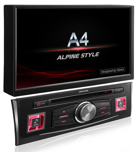 Alpine X703D-A4 autoradio 2 din per Audi A4, mappe TomTom, Apple CarPlay e Android Auto - TechSoundSystem.com