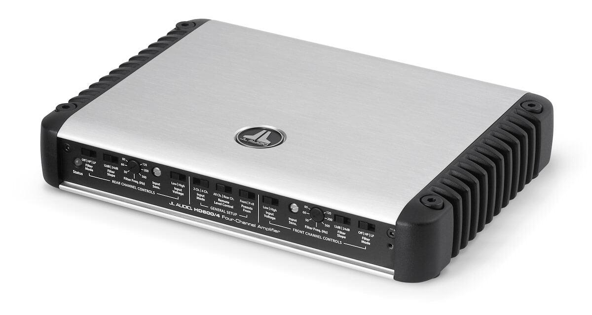 JL Audio HD 600/4 amplificatore a 4 canali in classe D 150 W x 4 CH 1.5-4 Ohm - TechSoundSystem.com