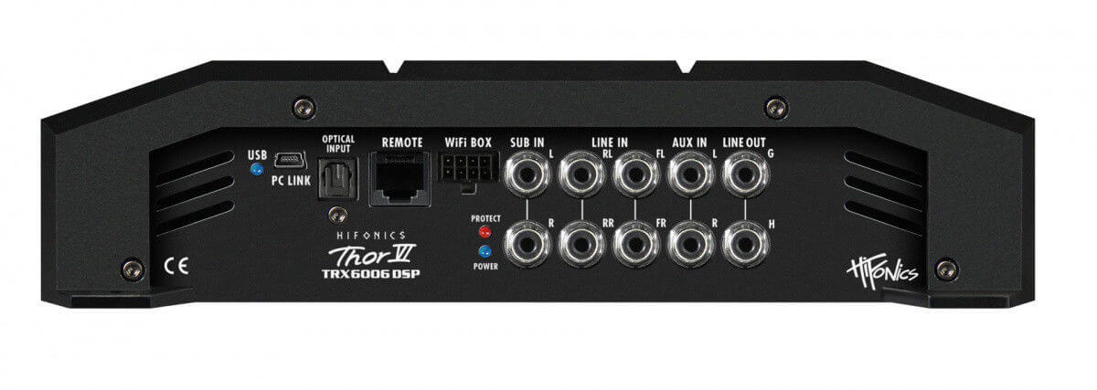 Hifonics TRX-6006DSP THOR 6-H DSP amplificatore per auto a 6 canali 100w a 4 Ohm - TechSoundSystem.com