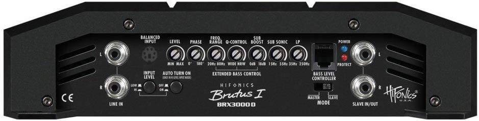 Hifonics Brutus BRX-3000D amplificatore auto a 1 canale da 650 W RMS a 4 Ohm - TechSoundSystem.com