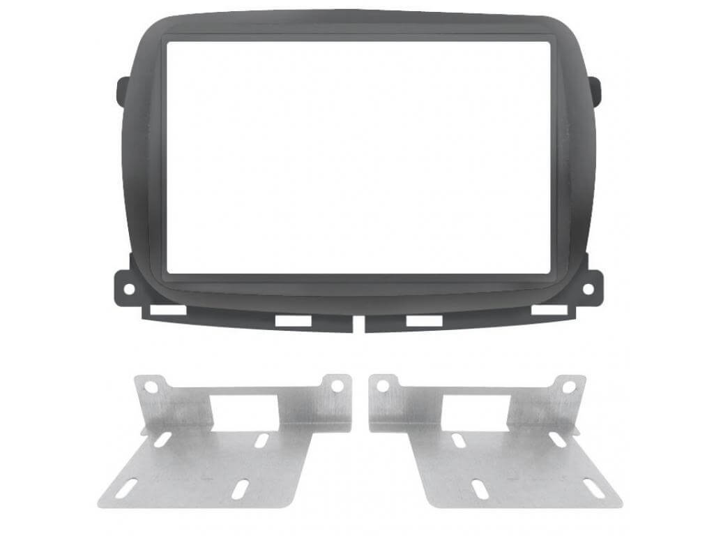 Alpine APF-F26031-FI Fiat 500 dal 2015 kit installazione doppio DIN - TechSoundSystem.com