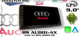 Hardstone HS AUD01-AX Autoradio per AUDI A3 (8P) (2003-12) - TechSoundSystem.com