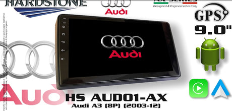 Hardstone HS AUD01-AX Autoradio per AUDI A3 (8P) (2003-12)