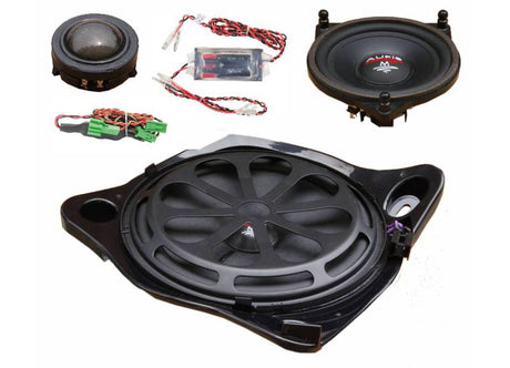 Audio System MFIT MERCEDES C CLASS EVO W205 kit completo 3 vie (woofer + medio + tweeter) - TechSoundSystem.com