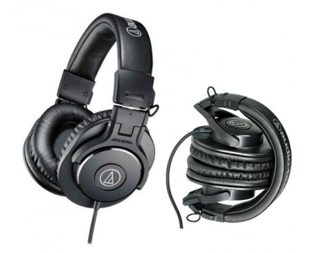 AUDIO-TECHNICA ATH M20X CUFFIA DINAMICA CHIUSA NERA - TechSoundSystem.com