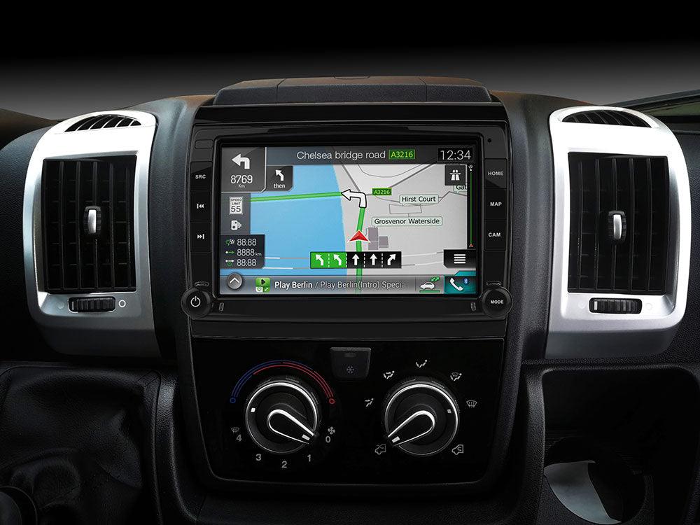 Pioneer AVIC-EVO1-DT2-C-OE FIAT DUCATO autoradio custom con GPS, Android Auto, Apple Car Play - TechSoundSystem.com