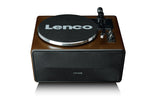 Lenco LS-470 Giradischi in legno con 4 diffusori integrati Potenza totale 70W RMS, Testina Audio-Technica