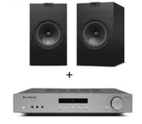 CAMBRIDGE AUDIO AX A35 + KEF Q150 BLACK Diffusori High end (coppia) - TechSoundSystem.com