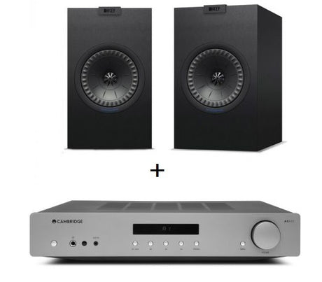 CAMBRIDGE AUDIO AX A35 + KEF Q150 BLACK Diffusori High end (coppia)