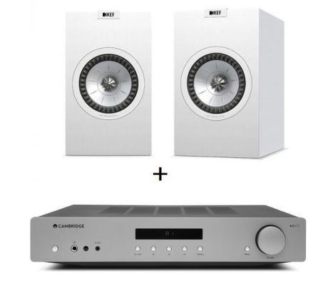 CAMBRIDGE AUDIO AX A35 + KEF Q150 WHITE Diffusori High end (coppia)