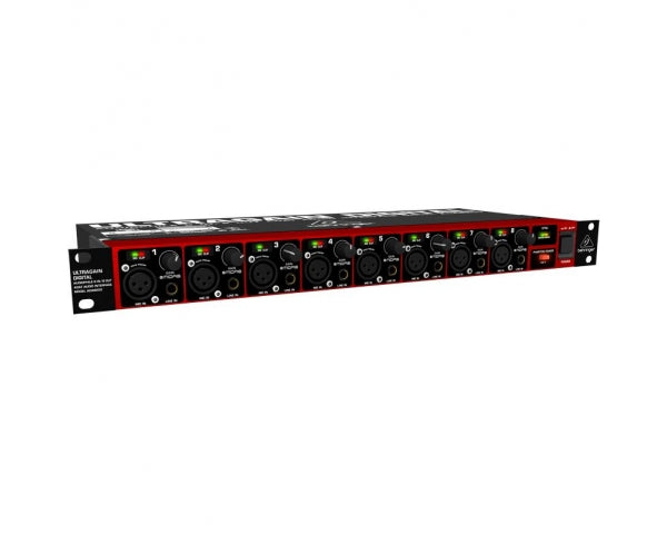 BEHRINGER ADA8200 ULTRAGAIN-PRO INTERFACCIA ADAT 8 IN 8 OUT PREAMPLIFICATORI MIDAS EX-DEMO - TechSoundSystem.com