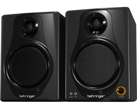 BEHRINGER MEDIA40USB COPPIA MONITOR BIAMPLIFICATI 40 WATT USB TRS RCA - TechSoundSystem.com