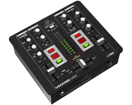 BEHRINGER VMX100USB PRO MIXER DJ 2 CANALI CON CONTABATTUTE + INGRESSO MICROFONO + INTERFACCIA AUDIO USB + SOFTWARE GRATUITO