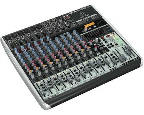 BEHRINGER XENYX QX1832-USB MIXER 18 INGRESSI 3/2 BUS EFFETTI KLARK TEKNIK INTERFACCIA USB WIRELESS READY +48V